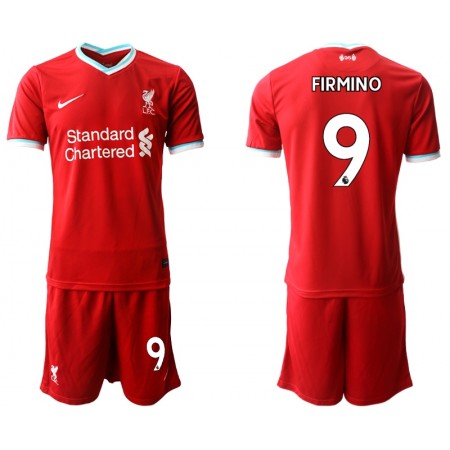 Liverpool Fotbollströjor Roberto Firmino 9 Barn Hemma tröja 2020/21 Kortärmad